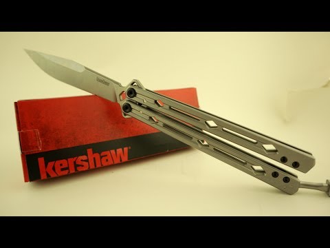 Kershaw LUCHA Butterfly Knife Unboxing and Review. $100 Balisong