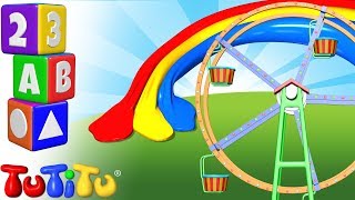 לימוד צבעים לילדים באנגלית | גלגל ענק | לימודי העשרה עם טוטיטו