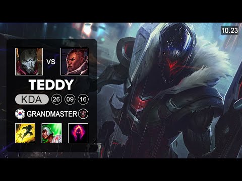 Teddy vs Ruler | Jhin Bot vs Lucian - KR Grandmaster Patch 10.23