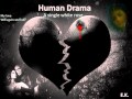 Human Drama - A single white rose