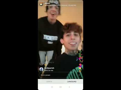 LilXan And Diablo singing I LOVE IT - LIL PUMP FT KENYA