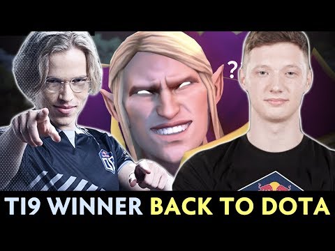 TI9 WINNER BACK to Dota after vacation — Topson Invoker