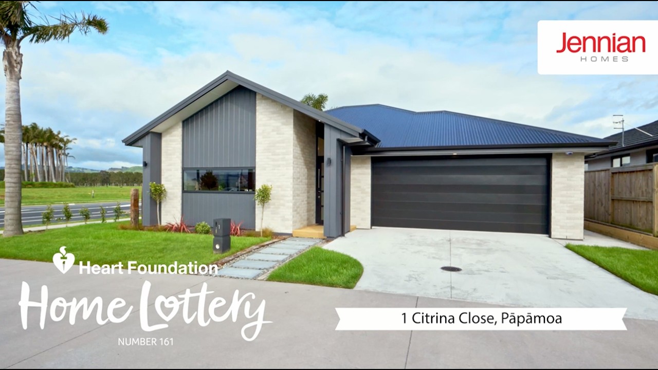 Heart Foundation Lottery 161 | Win a brand-new home in Pāpāmoa, New Zealand