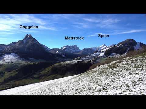 Nesslau, Toggenburg, Kanton St. Gallen, Schweiz