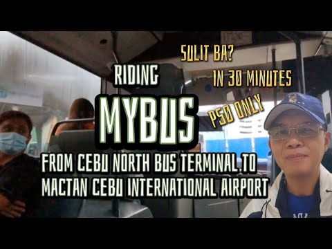 Vantagem de viajar de MyBus do Terminal Rodoviário Cebu Norte para o Aeroporto Internacional de Mactan Cebu