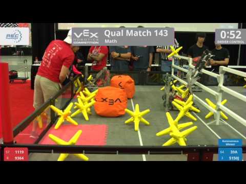 2017 VRC Math Q143 - 1119 9364 vs 39A 5150J - 19 to 33