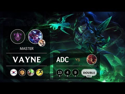 Vayne ADC vs Zyra - KR Master Patch 9.13