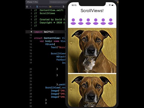 How to Use Vertical & Horizontal ScrollViews in SwiftUI (2020)