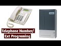 Telephone Intercom system number programming
