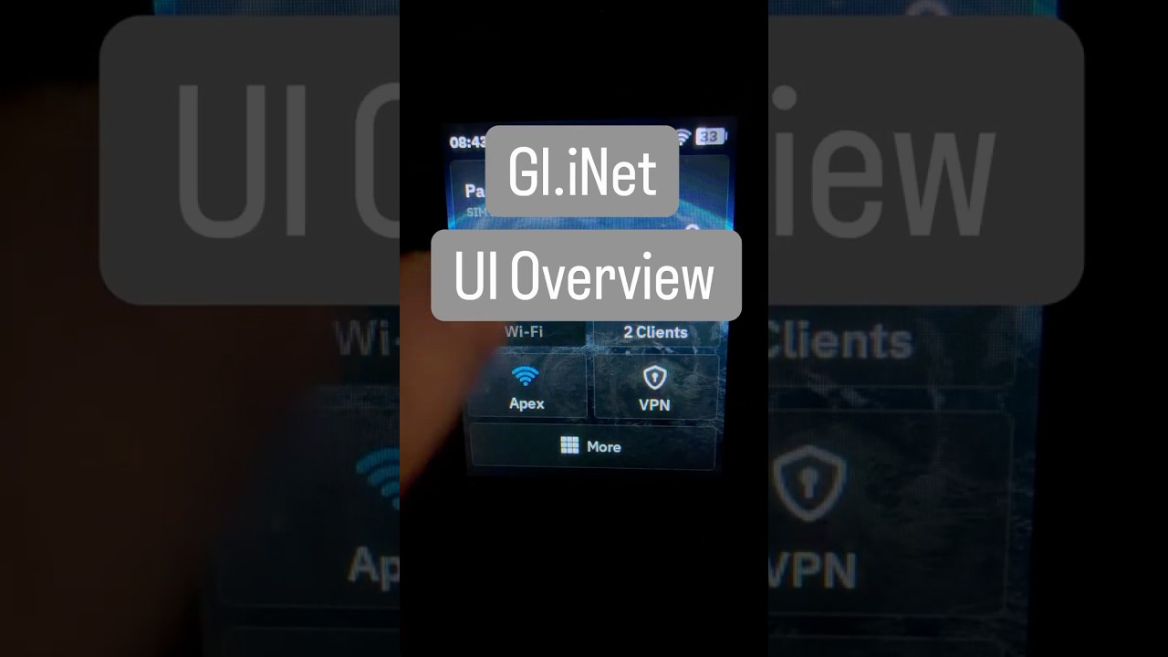Gl.iNet Ui Overview