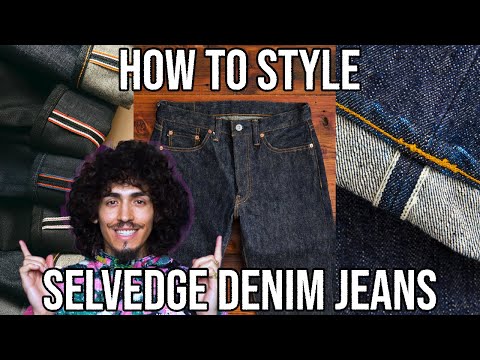HOW TO STYLE RAW SELVEDGE DENIM JEANS!