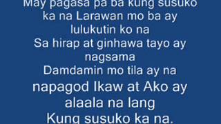 Pagsuko By Jireh Lim (Lyrics)