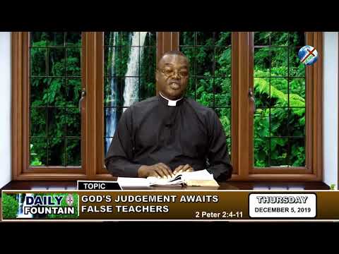 DAILY FOUNTAIN OF DECEMBER 5, 2019 -  VEN. DR. IKECHUKWU IHEMTUGE JP