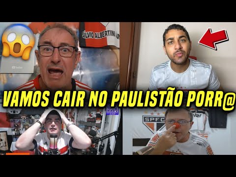 VAMOS RIR! REAÇÕES DOS SÃO PAULINOS APAVORADOS COM REBAIXAMENTO NO PAULISTÃO!