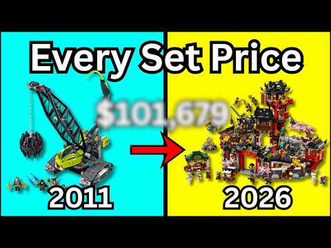 How Much Would It Cost To Buy Every Ninjago Set Ever? (INSANE)