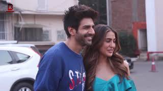 Karthik Aryan Fun With Sara Ali Khan In Promotion Of His Movie \