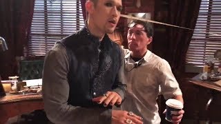 Harry Shum Jr. dancing on set Shadowhunters (Season 3)