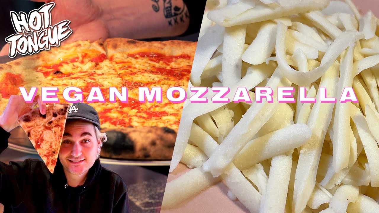 🔥 Vegan Mozzarella Recipe that TASTES and MELTS like the real thing | Alex Koons | Hot Tongue Pizza