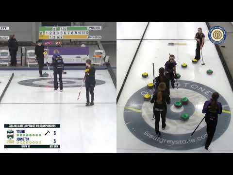 Young vs Johnston - 2023 Curling Alberta Optimist U18 Girls Provincials