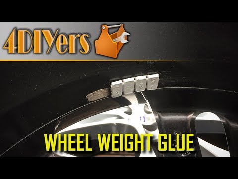 3 Ways On How To Remove Wheel Weight Foam Glue Adhesive 5 Steps Instructables