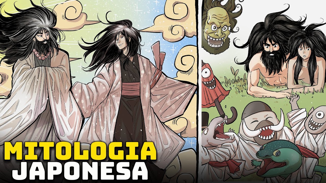 Mitologia Japonesa: O Essencial -  Amaterasu, Susanoo, Tsukuyomi, Izanagi e Izanami - Versão Animada