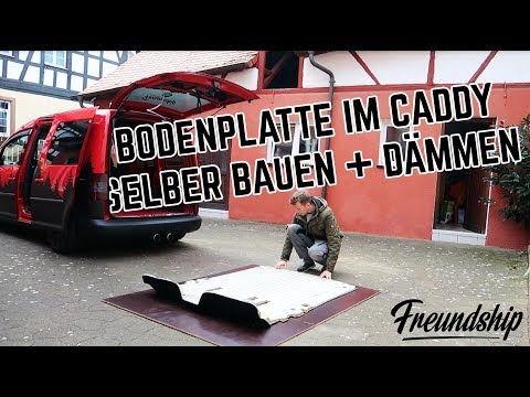 Insulating the Caddy Minicamper and building the base plate // Part 3 FREUNDSHIP