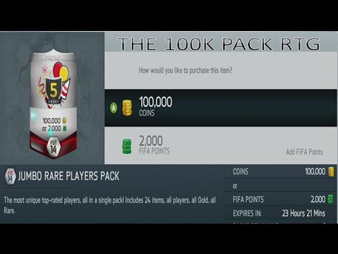 FIFA 14 | THE 100K PACK RTG | FREE PACKS! #7