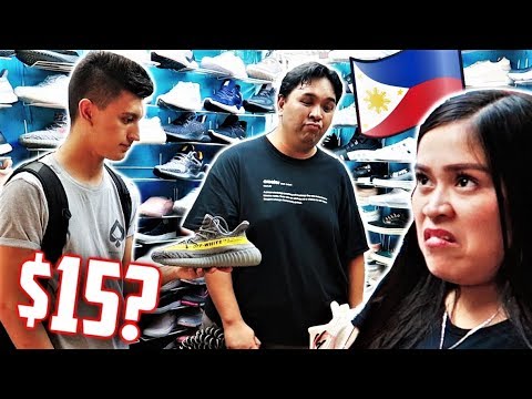 First Time Shopping at a Philippines FAKE Market! GREENHILLS! Video