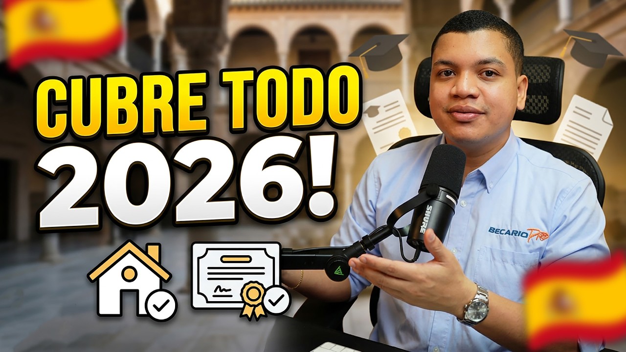 🇪🇸 La Beca en Andalucía que lo CUBRE TODO (Alojamiento y Matrícula 2026)