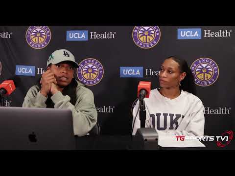L.A. Sparks Zia Cooke & Jasmine Thomas Post Game Interviews #wnba #lasparks #nba