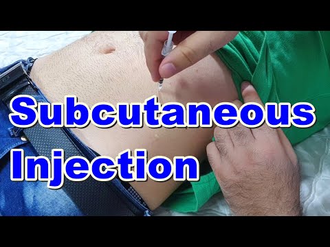 How to Inject a Subcutaneous Injection | Subcutaneous Injection Technique | Insulin Injection