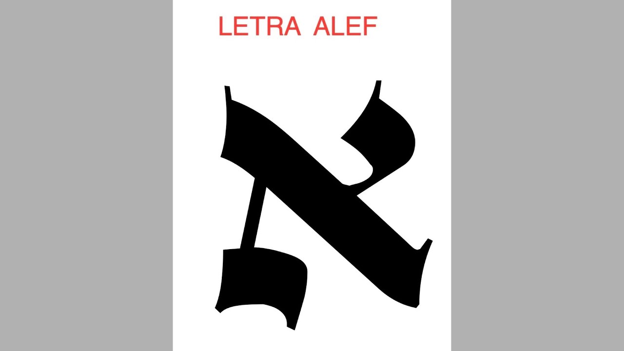 LETRA ALEF