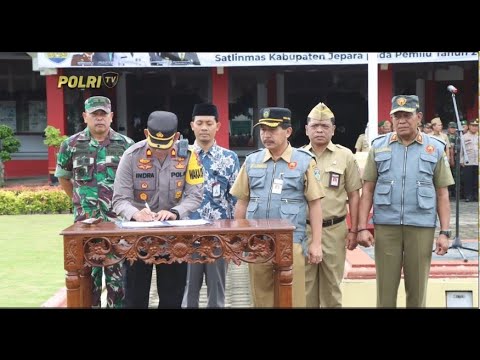 PRESISI UPDATE : SATLINMAS JEPARA DIPERBANTUKAN PENGAMANAN PEMILU 8.00 06/02/2024