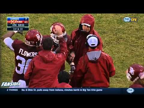 Oklahoma RB Samaje Perine sets the FBS single-game rushing record with 427 yards