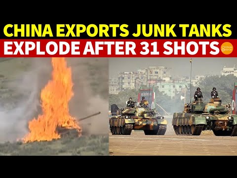 China’s Junk Tanks Burst After 31 Shots: Exports Hundreds to Allies, Treats Them as Cannon Fodder