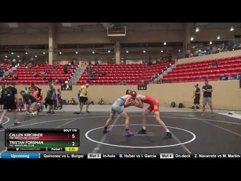 14U Boys 110 Callen Kirchner The Wrestling Academy Vs Tristan Forsman Vici Wrestling Club