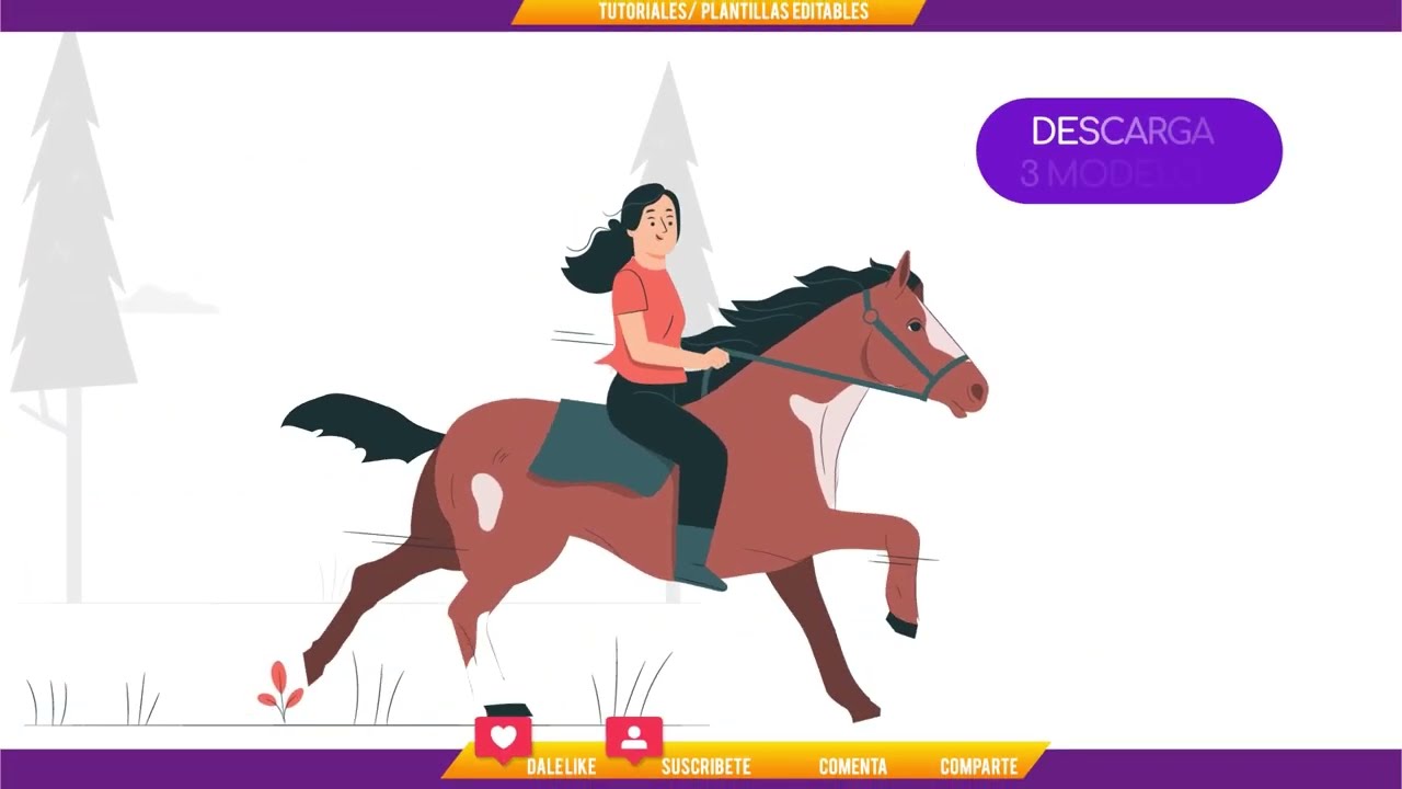 Animación de caballo galopando en After Effects