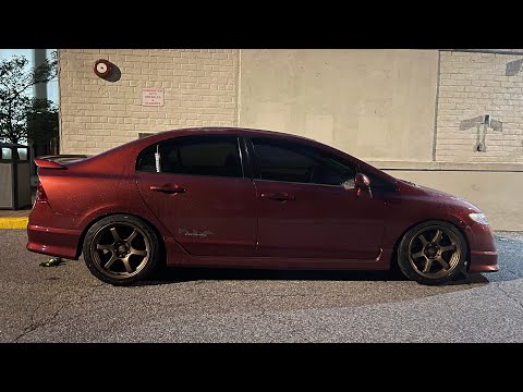 K24 8th Gen Civic Gets New wheels! (Dream Wheel setup)