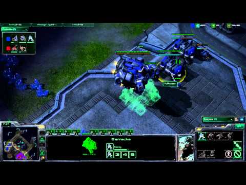 FullAccess(terran) vs TDxGhost(zerg) Master League Tourney g2