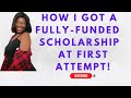 HOW I GOT A FULLY-FUNDED PHD SCHOLARSHIP AT FIRST ATTEMPT! #scholarships #travel #phd