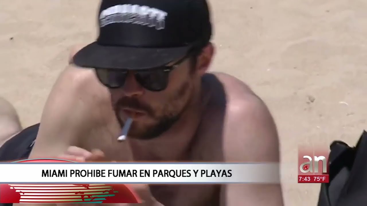 La ciudad de Miami prohíbe fumar mariguana y cigarros electrónicos  en parques y playas
