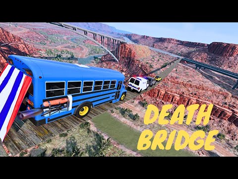 Mobil vs Suspension Bridge #3 - Crashentia