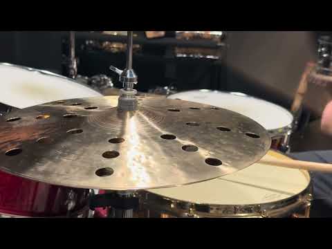 Spectrum Cymbals 14" Effects Hi Hat Top - Hand Hammered image 5