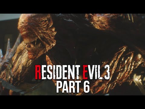 RESIDENT EVIL 3 REMAKE Gameplay Walkthrough Part 6 - 2ND NEMESIS BOSS (Full Game)