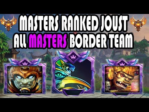 ALL MASTERS BORDER TEAM #4 Masters Ranked Joust- SMITE