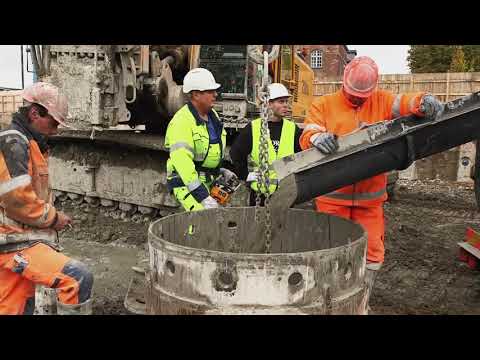 ZÜBLIN A/S - Project Nordhavnsvej: Drilling Secant Piles
