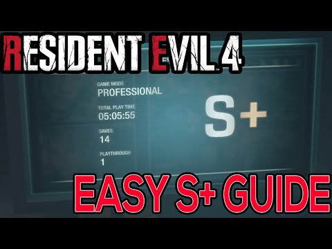 Resident Evil 4 Remake Easy S+ Professional Guide - Full Playthrough