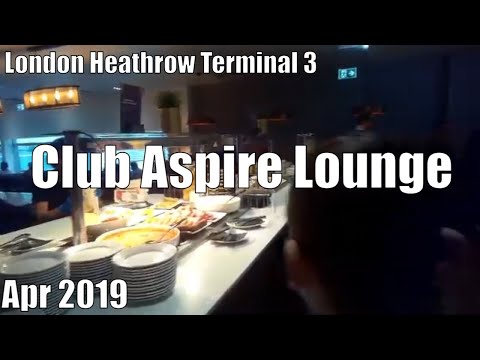 Club Aspire Lounge | Terminal 3 de Londres Heathrow | Ourthemeparklife