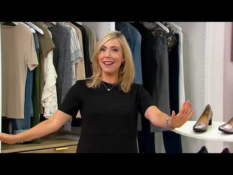 Clarks Collection Leather Flexible Pumps - Neiley Pearl on QVC