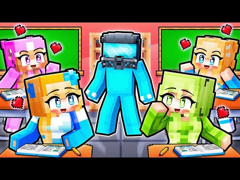 Omz Is So HANDSOME He Wears A HELMET To AVOID GIRLS In Minecraft!